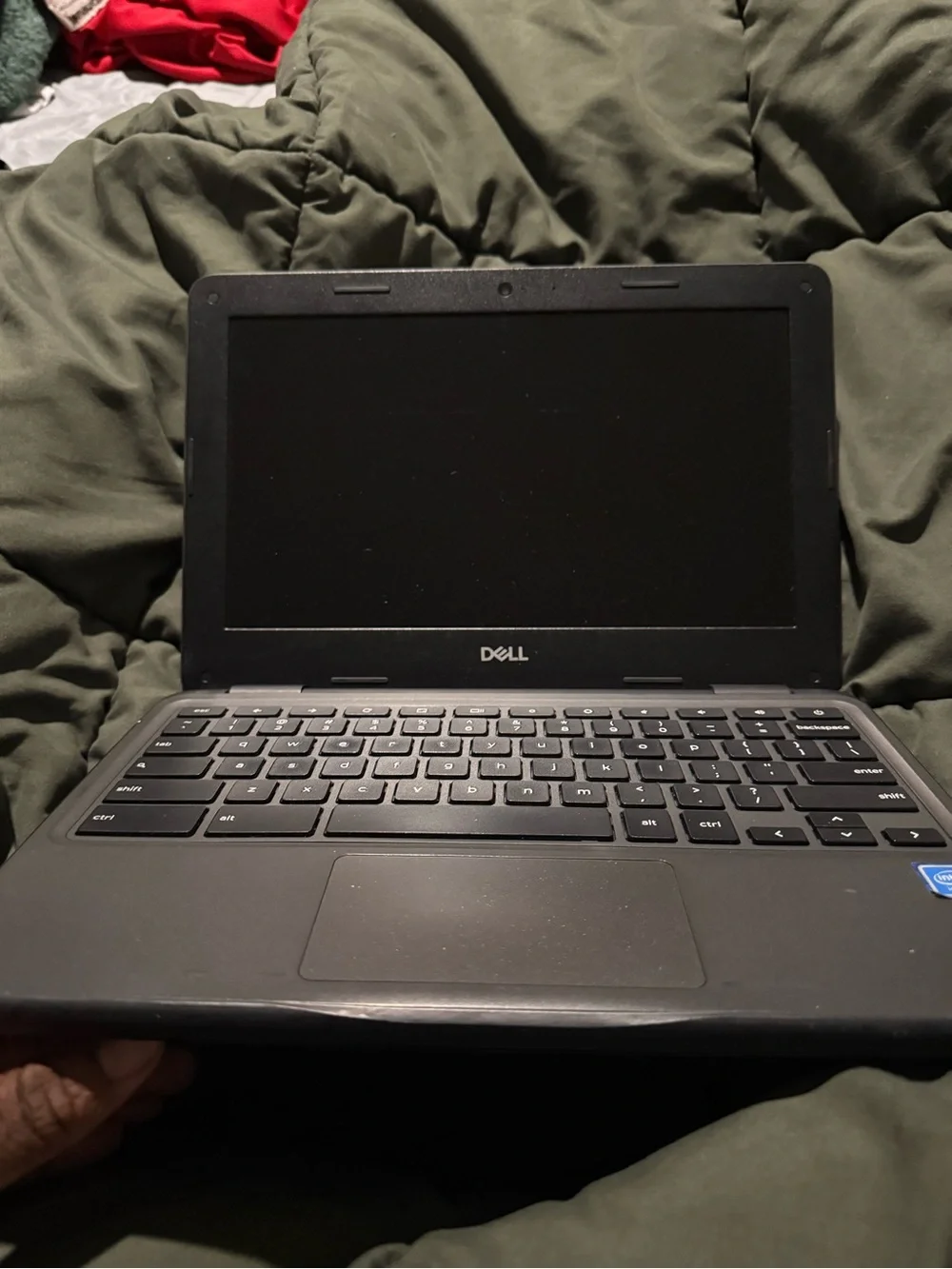 Dell Chromebook Laptop in Charcoal Gray